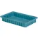 Boîte de rangement LEWISBins avec séparateurs, 42 cm (L) x 27,6 cm (l) x 6,4 cm (H), bleu clair, polyéthylène - Lot de 6