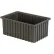 LEWISBins Divider Box, 16-1/2"L x 10-7/8"W x 7"H, Gray, Polyethylene - Pkg Qty 6