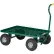 Chariot de jardin Little Giant® LWP-2436-10-G en acier perforé - Plateau 36 x 24, capacité de 1 200 lb.