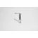 Magnuson Group Wall Mount Coat Hook, 3-15/16"W x 3-11/16"D x 5-3/16"H, Silver with Clear Coat Finish