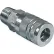 Mi-T-M® Air Compressor Quick Coupler Socket, 1/4" Industrial Interchange Style, 3/8" MPT