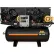 Mi-T-M® Two Stage Duplex Horizontal Air Compressor, 10 HP, 120 Gallon Cap., 175 PSI, 3PH, 200V