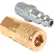 Mi-T-M® Air Compressor Quick Coupler Set, 1/4" Industrial Interchange Style, 1/4" FPT, 1/4" MPT