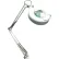 Lampe de bureau à loupe, blanche, 5 dioptries