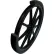 Marathon 92001 - Pneu anti-crevaison 20x2 pour chariot, bande de roulement nervurée - Moyeu centré de 2,4" - Roulements de 3/4"