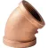 1/2 In. Lead Free Brass 45 Degree Elbow - FNPT - 125 PSI - Import