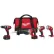 Kit combiné Milwaukee® 2696-24 M18™ sans fil au lithium-ion comprenant 4 outils, (2) batteries de 3,0 Ah, un chargeur et un sac