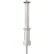 Mayne® Signature White Lamp Post With Mount, 10"L x 10"W x 90"H