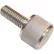 Panel Thumb Screw - 3/8-16 - 1" Thread - 7/8" Head Dia. - 11/16" Head H - Stainless - Pkg of 2