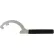 Clé à molette Storz pour tuyaux d'incendie - 1-1/2 pouces - 3 pouces - Aluminium