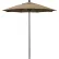 Parasol de terrasse California Umbrella 7,5', série Venture, mât bronze, toile Sunbrella, couleur « Heather Beige »