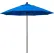 California Umbrella 9' Patio Umbrella, Venture Series, Bronze Pole, Olefin Royal Blue