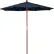 Parasol de terrasse California Umbrella 7,5', série Grove, mât en bois dur, toile Sunbrella, couleur Spectrum Indigo