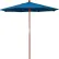 California Umbrella 7.5' Patio Umbrella, Grove Series, Hardwood Pole, Sunbrella, Regatta