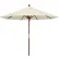 Parasol de terrasse California Umbrella 9', série Grove, mât en bois dur, toile Sunbrella