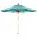 California Umbrella 9' Patio Umbrella, Grove Series, Hardwood Pole, Sunbrella, Seville Seaside