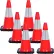 Cône de signalisation réfléchissant Mr. Chain®, 18" de hauteur, rouge, lot de 6