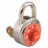 Cadenas à combinaison Master Lock® n° 1525ORJ - Sécurité générale - Contrôle des clés - Cadran orange