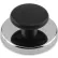 Aimants ronds à base en céramique Master Magnetics HMKR-70 avec bouton, force d'attraction de 65 lb, finition nickel-chrome