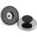 Aimants Master Magnetics à base ronde en céramique HMKR-80 avec bouton, force d'attraction de 95 lb, finition nickel-chrome