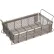 Panier de manutention Marlin en acier inoxydable : 16" de longueur x 10" de largeur x 3-15/16" de hauteur - Fil de 0,25" - Acier inoxydable