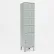 Global Industrial™ 6-Tier 6 Door Locker, 18"W x 18"D x 72"H, Gray, All-Welded