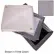 6' X 6' Heavy Duty 7 oz. Tarp Black/Silver - TTS-12000-0606