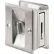 Serrure d'intimité pour porte coulissante Prime-Line N 7161 avec poignée, chrome satiné