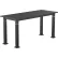 NPS® Aero-Lift Adjustable Height Science Lab Table, Phenolic Top, 60"L x 24"W x 42"H, Black