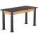 Table de laboratoire scientifique à hauteur réglable NPS® Aero-Lift, plateau en stratifié phénolique, 54" de long x 24" de large x 42" de haut, couleur frêne