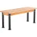 Table de laboratoire scientifique à hauteur réglable NPS® Aero-Lift, plateau en stratifié phénolique, 72" de long x 24" de large x 42" de haut, finition frêne