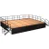 NPS® Stage Package, Hardboard, Black Shirred Pleat Skirting, 192"L x 192"W x 24"H, Brown