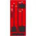 Panneau d'affichage « National Marker » pour services d'entretien, rouge sur fond noir, composite à usage général - SB105ACP