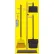 Kit combiné de panneaux d'affichage et de nettoyage « National Marker », jaune sur fond noir, usage général, en matériau composite - SBK107ACP