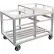 Chariot de rangement mobile « New Age Industrial » pour buffet, avec 2 étagères, capacité de 300 lb, 40" de longueur x 27-3/4" de largeur x 35" de hauteur