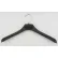 2463 Cintre pour veste - à larges épaules, 18" de long, en plastique noir, lot de 50