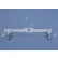 Cintre pour jupes/pantalons 600RC - Modèle pour vêtements épais, 14" de long x 1/2" de large, en plastique - CL, lot de 100