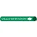 Marqueur de tuyau pré-enroulé et à fixation par sangle NMC™, retour d'eau réfrigérée, compatible avec des tuyaux de 3/4" à 1" de diamètre.