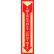 NMC™ Glow Fire Safety Emergency Shut Off Sign, 6 Hour Glow, Rigid Plastic, 4"W x 18"H