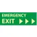 Glow Sign Rigid Plastic - Emergency Exit(Right Arrow)