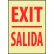 Glow Sign Vinyl - Exit/Salida Bilingual
