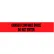 NMC 3"W x 1000'L Red Barricade Tape, "Danger Confined Space Do Not Enter"