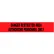 NMC 3"W x 1000'L Red Barricade Tape "Danger Restricted Area Authorized Personnel Only"