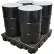 Palette de rétention pour fûts ENPAC® Black Diamond 5400-BD-D avec système de vidange - Capacité : 2 000 lb.