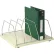 Support de rangement de table Omnimed®, capacité de 5 classeurs, beige