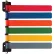 Omnimed 6-Flag Room ID System, Magnetic Mount, 8"L Aluminum Flags