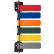 Omnimed 6-Flag Room ID System, Magnetic Mount, 4"L Aluminum Flags
