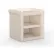 Table de chevet Cortech USA Endurance, plateau uni, 21" x 18", gris pierre