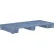 Rehausseur Endurance de Cortech USA pour lit 2.0, 86" x 42", bleu nuit