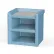 Table de chevet Endurance de Cortech USA, plateau stratifié, 21" x 18", bleu-gris